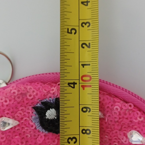 NWOT Claire's neon shiny ✨️ strawberry 🍓 wallet for girls from 5-12 years old. - Picture 9 of 9